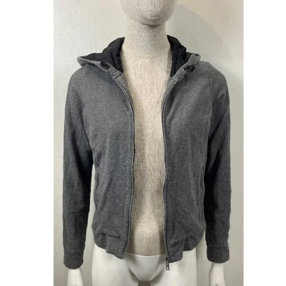 PRADA GRAY HOOD TRACK JACKET S - Picture 4 of 16